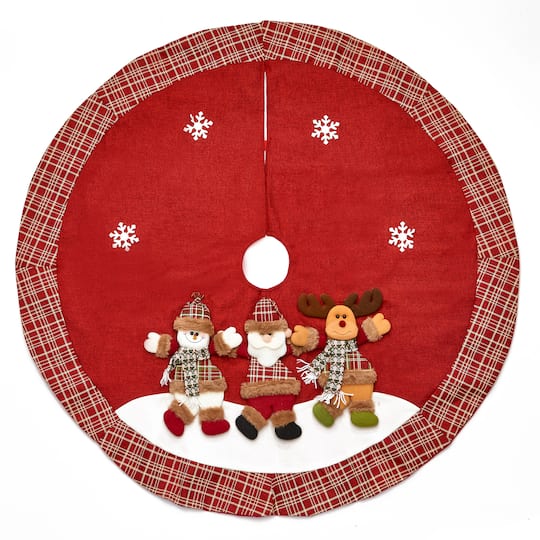 48" Christmas Embroidered Tree Skirt